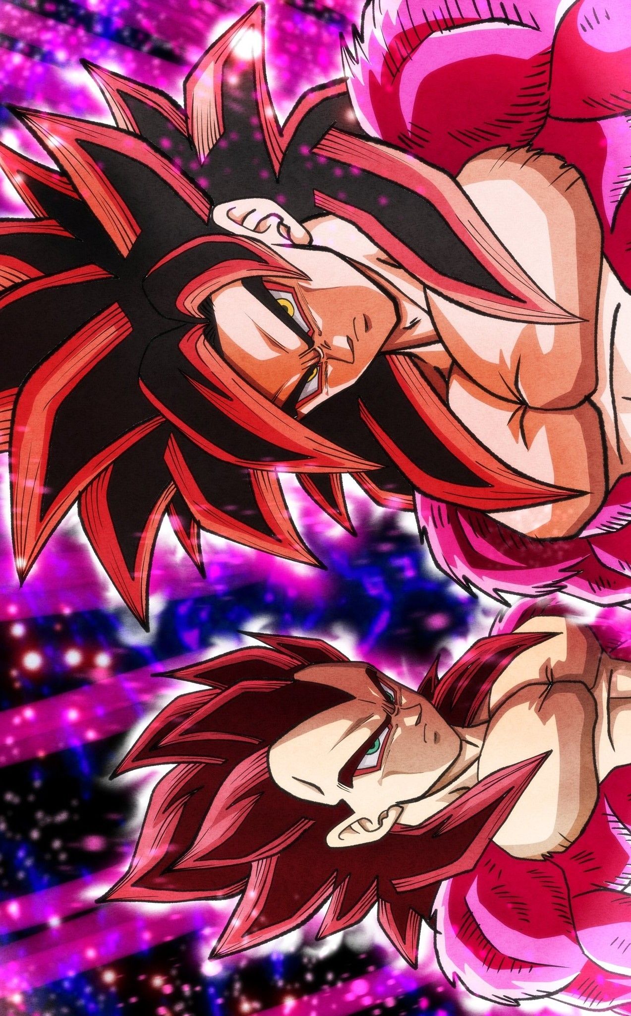 Goku Vegeta Ssj4 Limit Break By Akabeco Anime Dragon Ball