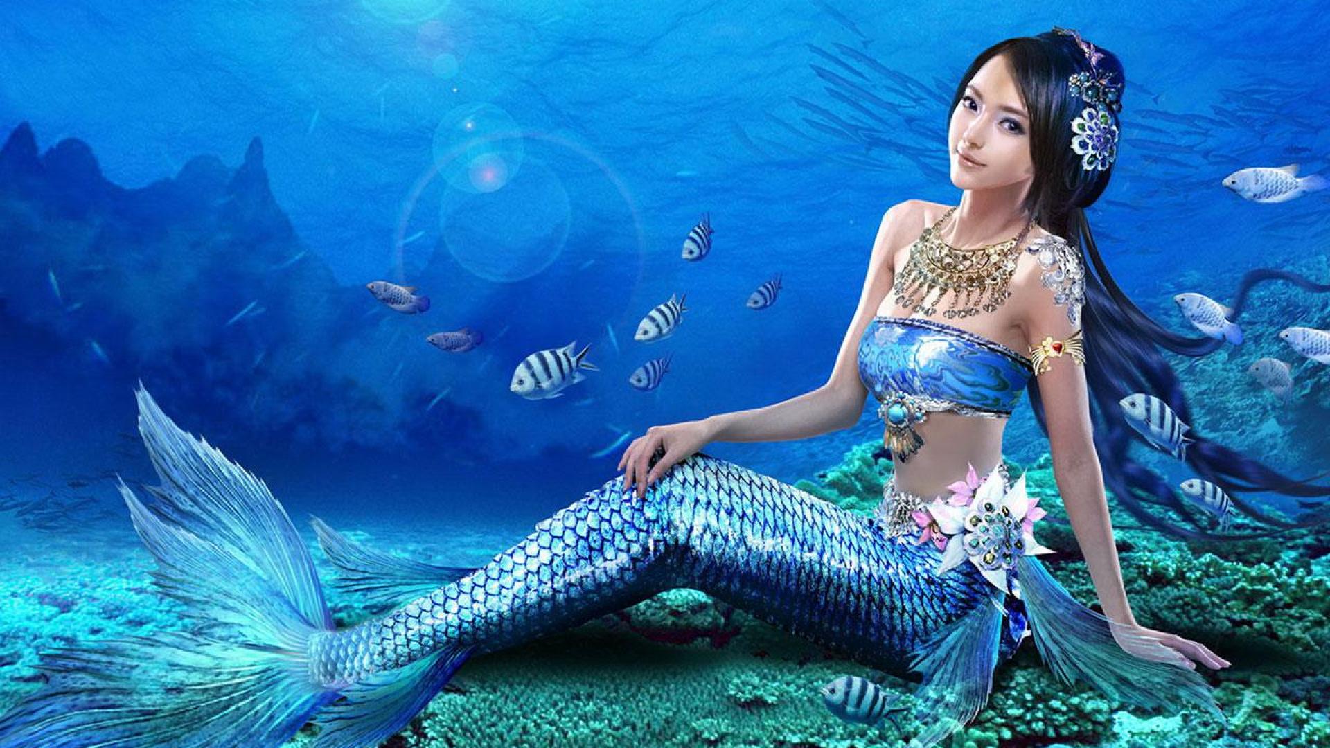 Free download Mermaid Wallpaper HD [1920x1080] for your Desktop, Mobile &  Tablet | Explore 76+ Real Mermaid Wallpaper | Mermaid Wallpapers, Free Mermaid  Wallpaper, Mermaid Melody Wallpaper
