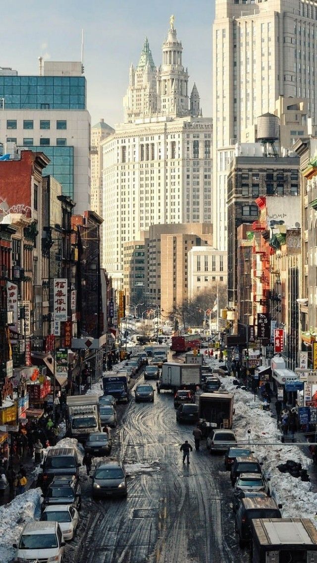 Free Download New York Street Ny Usa Iphone 5s Wallpaper Iphone Wallpapers 640x1136 For Your Desktop Mobile Tablet Explore 23 New York Street Wallpaper New York Street Wallpaper New