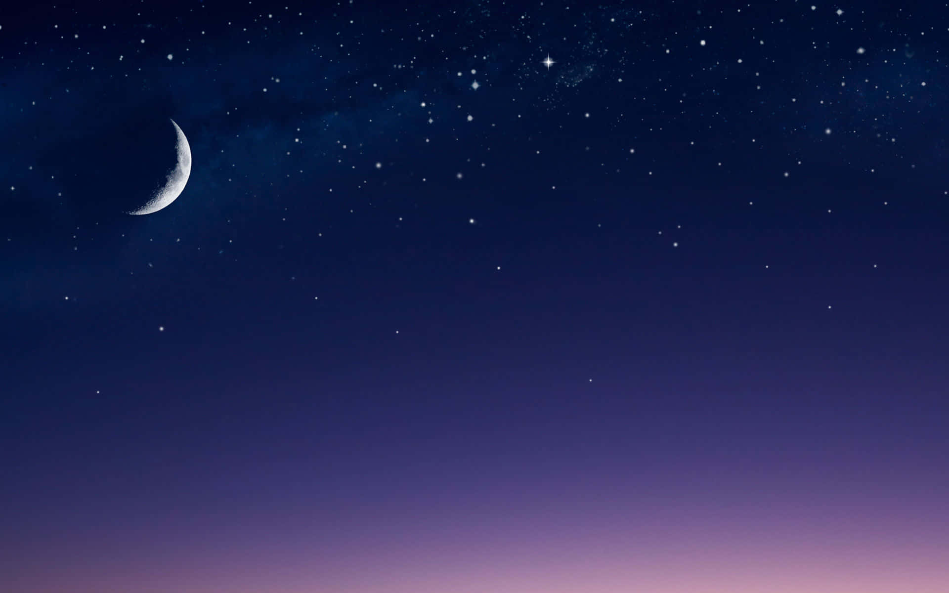 Night Sky Moon Wallpaper