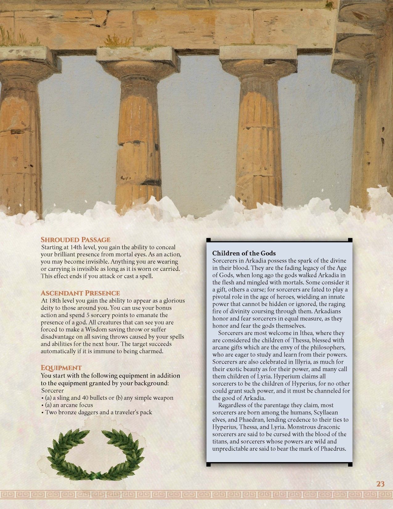 Sorcerer Demigod Bloodline Created From The Demigods Of