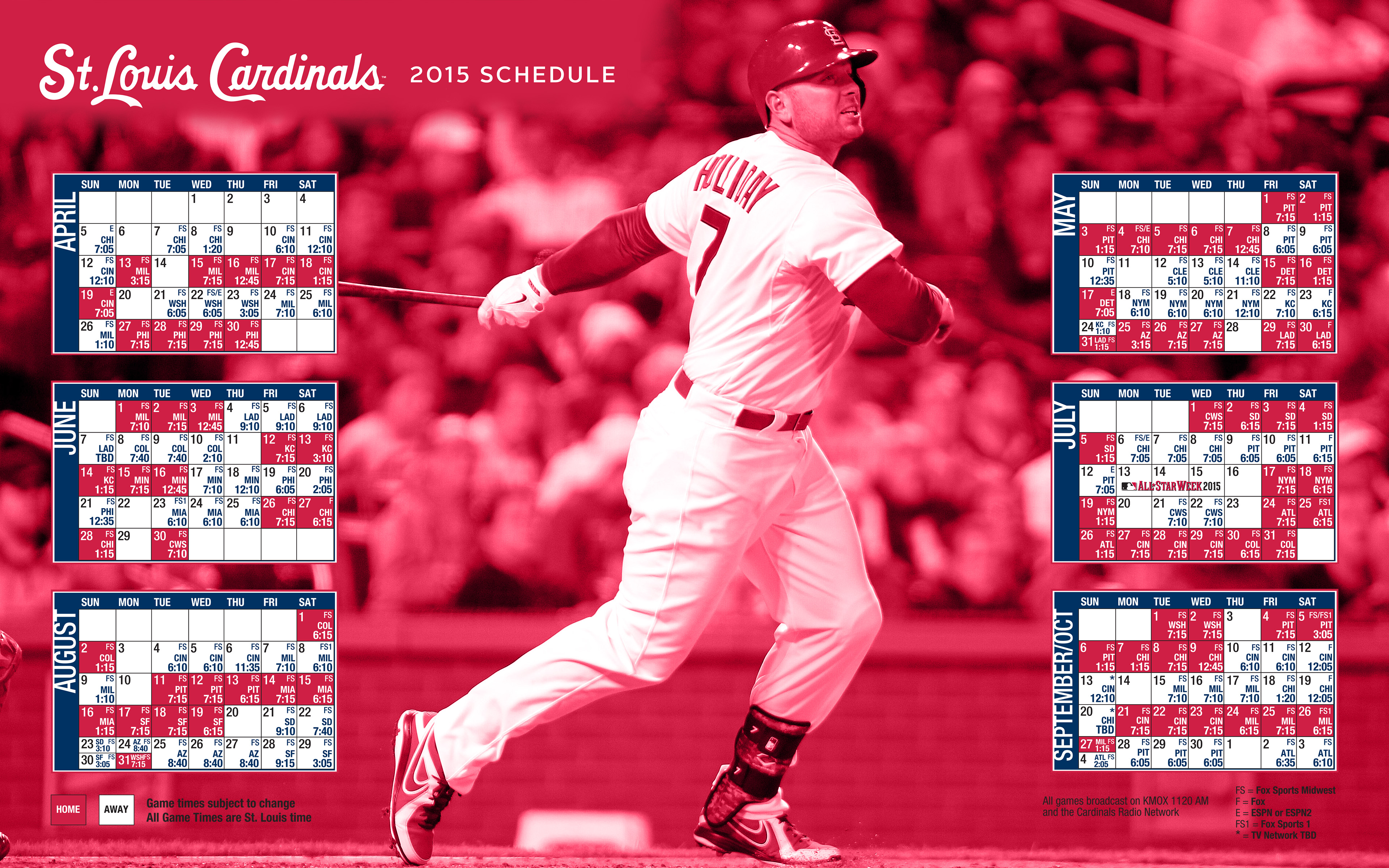 [49+] St Louis Cardinals 2016 Schedule Wallpaper