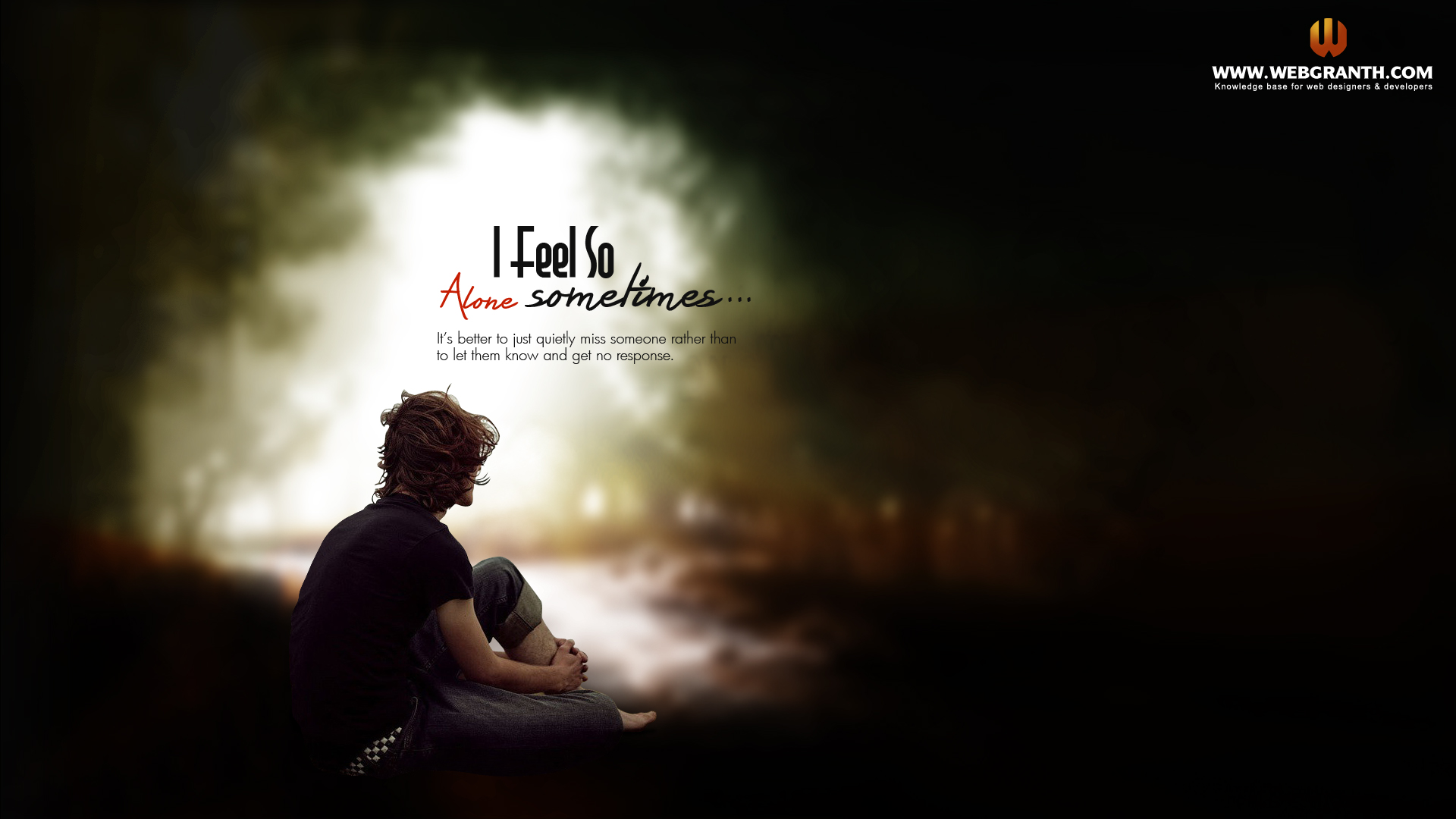 I Am Alone Wallpapers - Wallpaper Cave