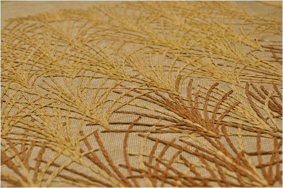 African Raffia Grass Cloth Wallpaper WallpaperSafari