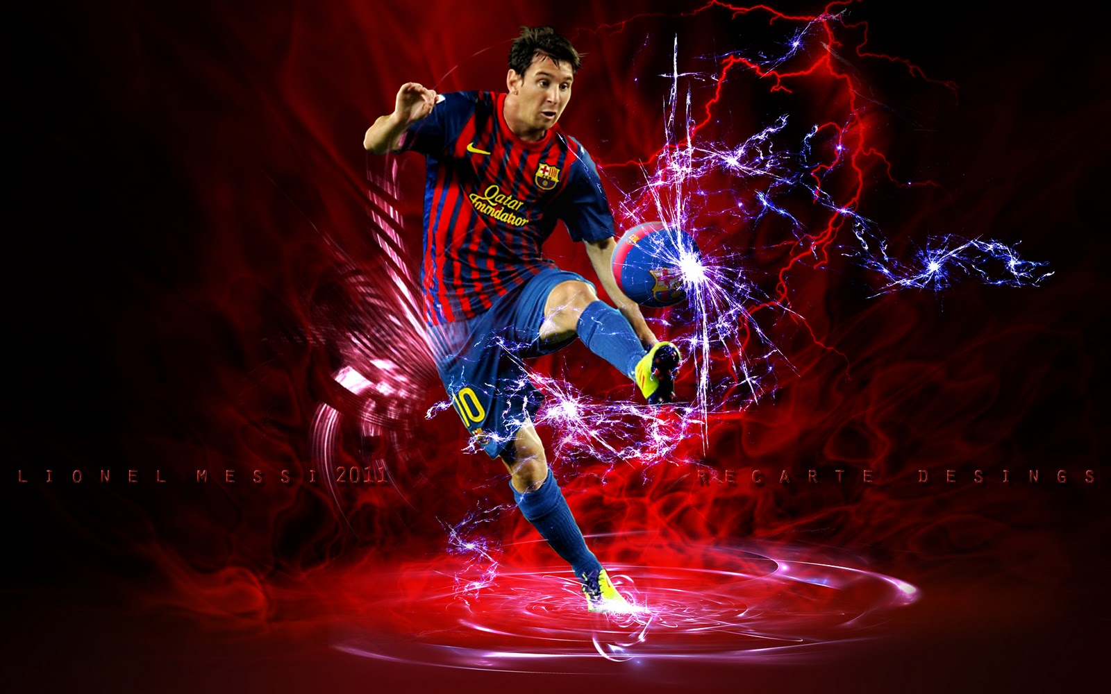 Sports Players Lionel Messi HD Wallpapers 2012