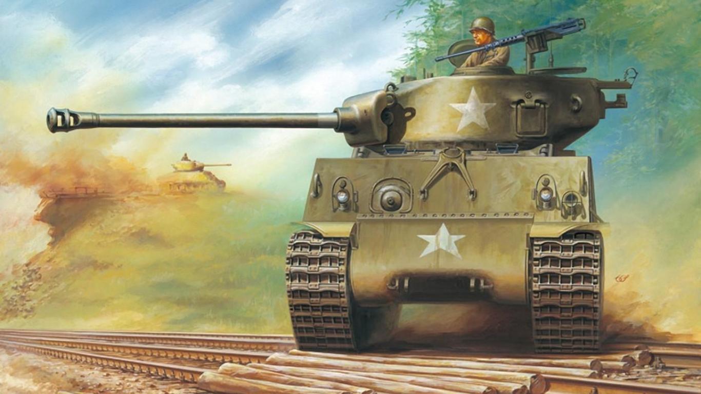 Sherman Tank Wallpaper Hq Desktop Hqwalls4u