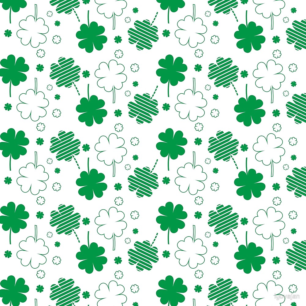 Clover Green Shamrock Background Irish Symbol Of Luck