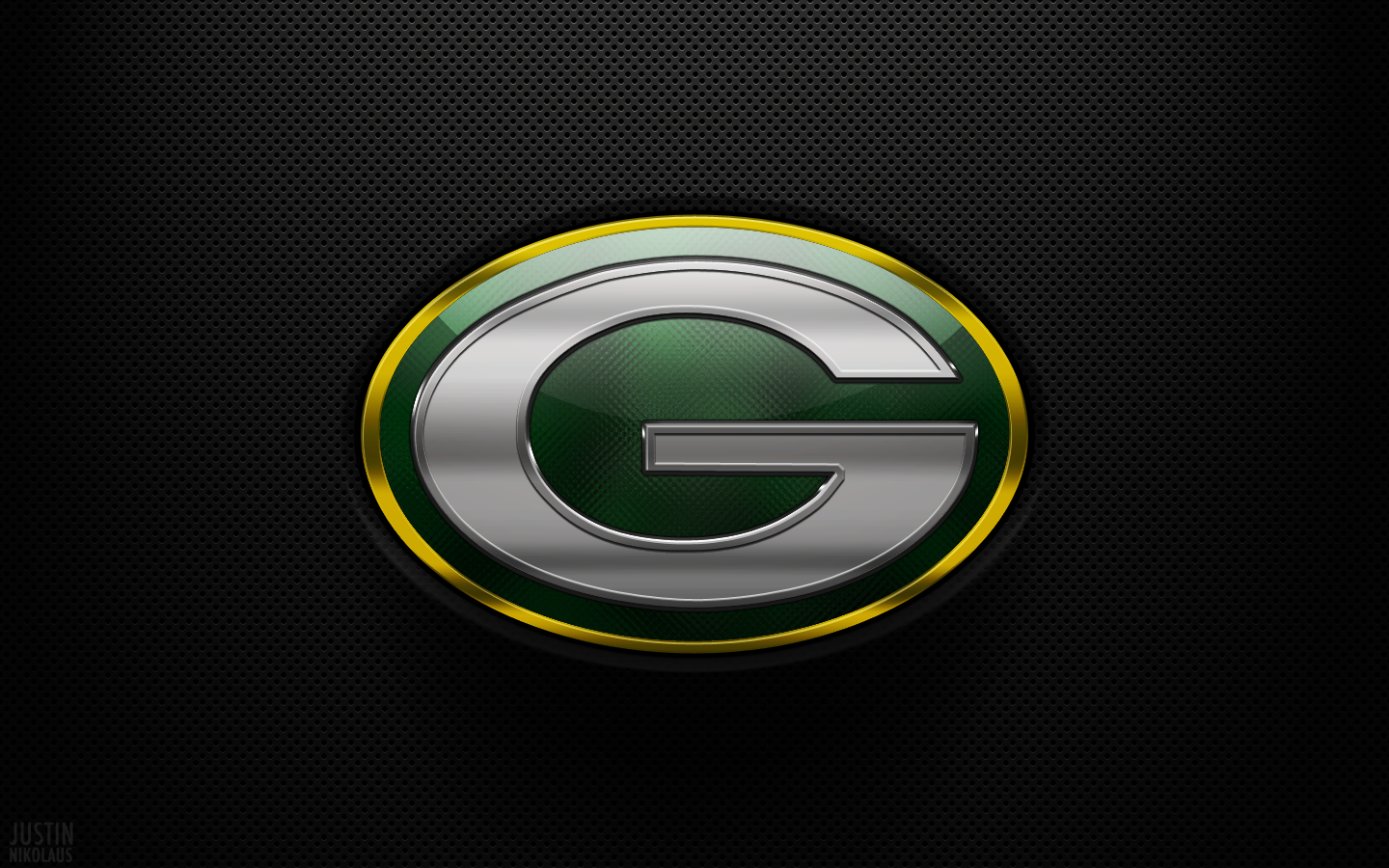 Green Bay Packers Wallpaper Glass Logo iPhone