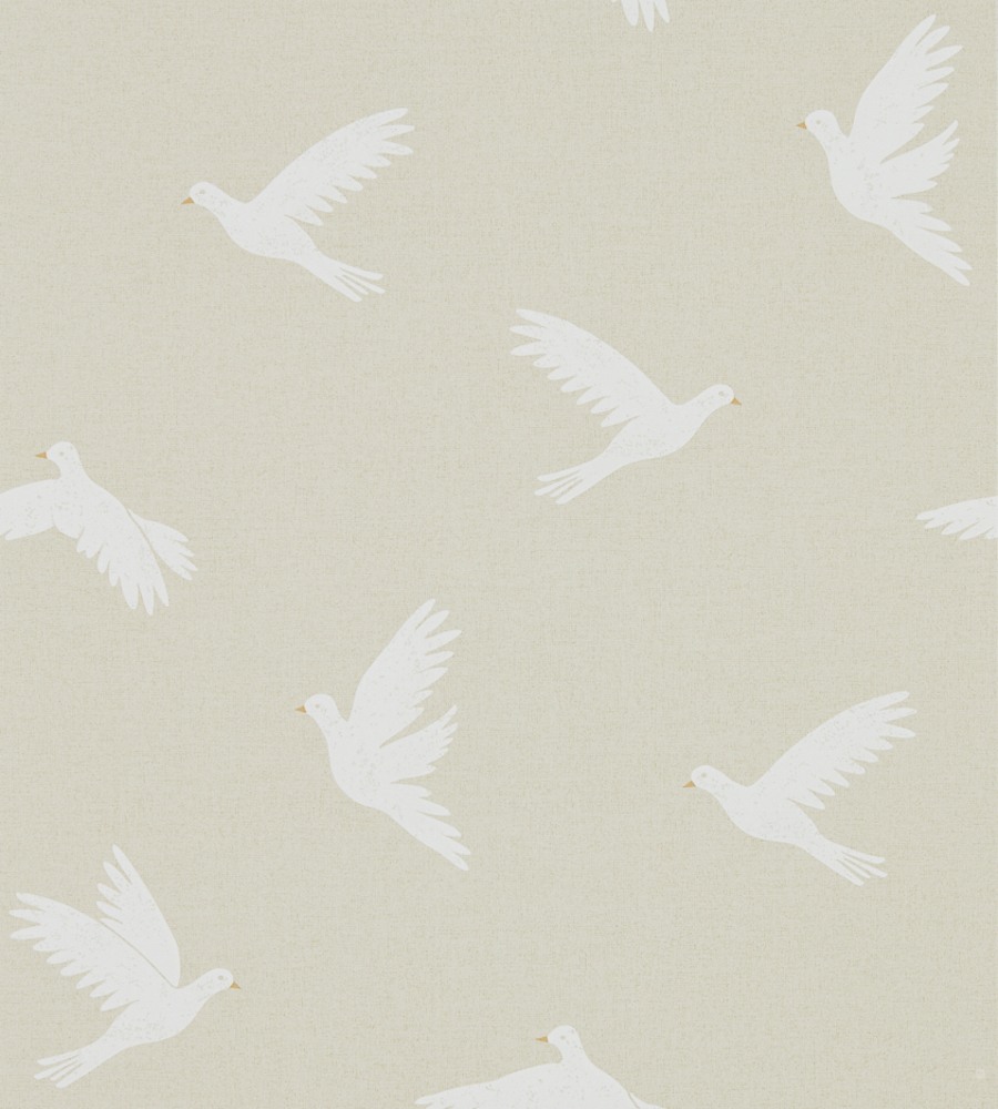 Paper Doves Wallpaper By Sanderson Jane Clayton