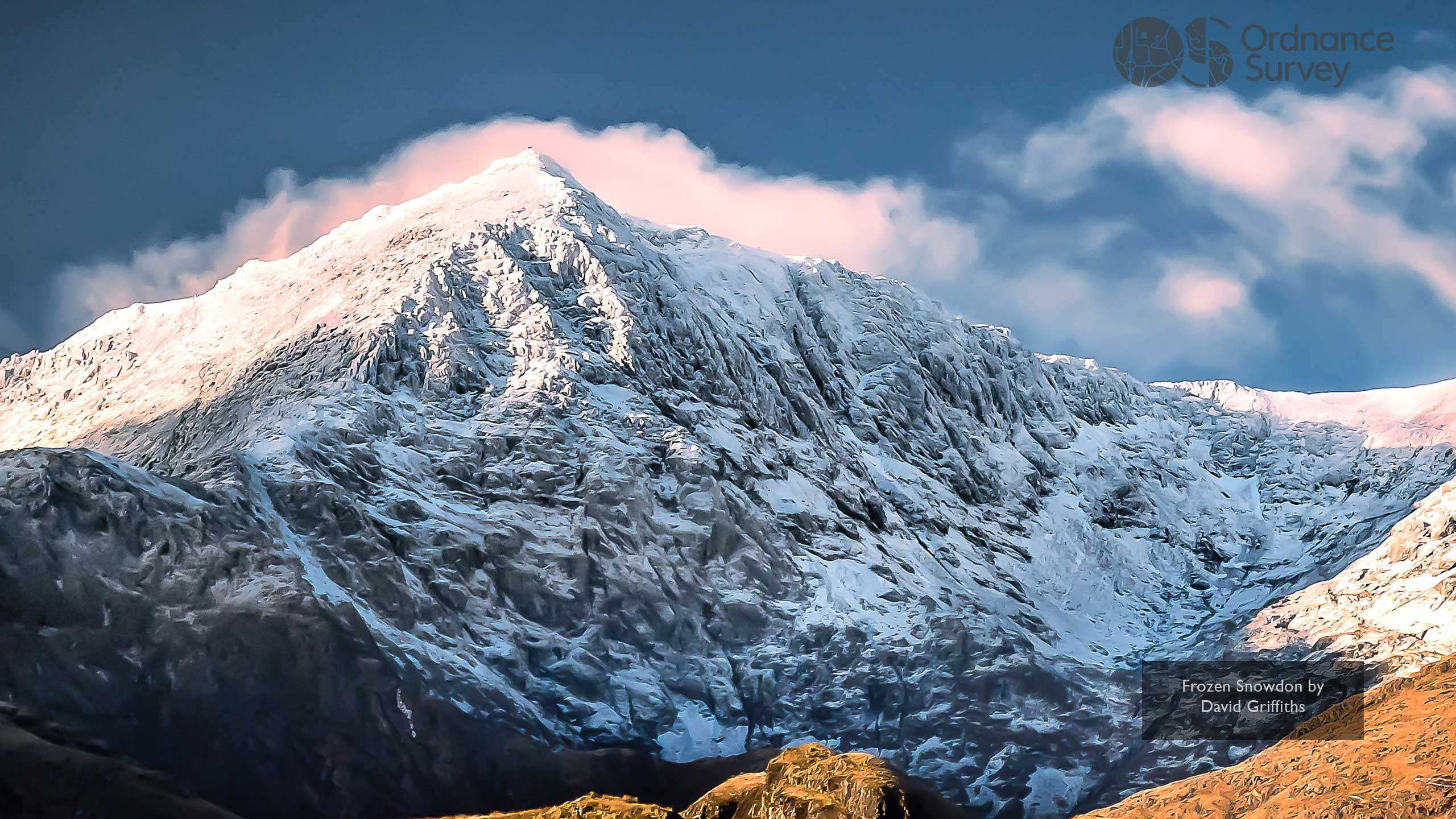 Os Wallpaper January Frozen Snowdon By David