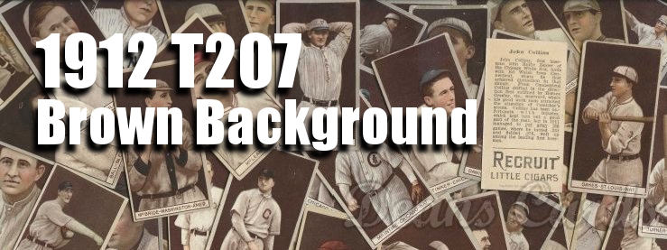 Background Baseball Cards Sell T207 Brown