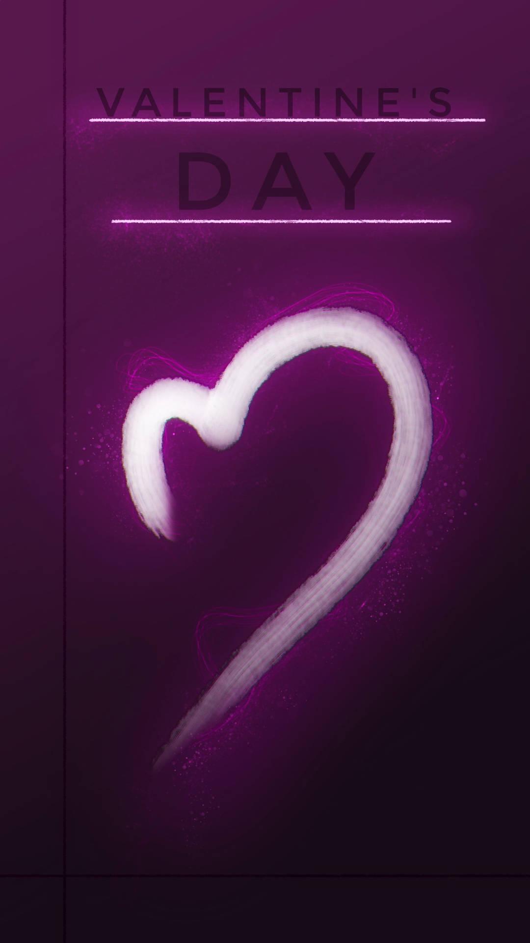 Valentine S Day Dark Purple Wallpaper