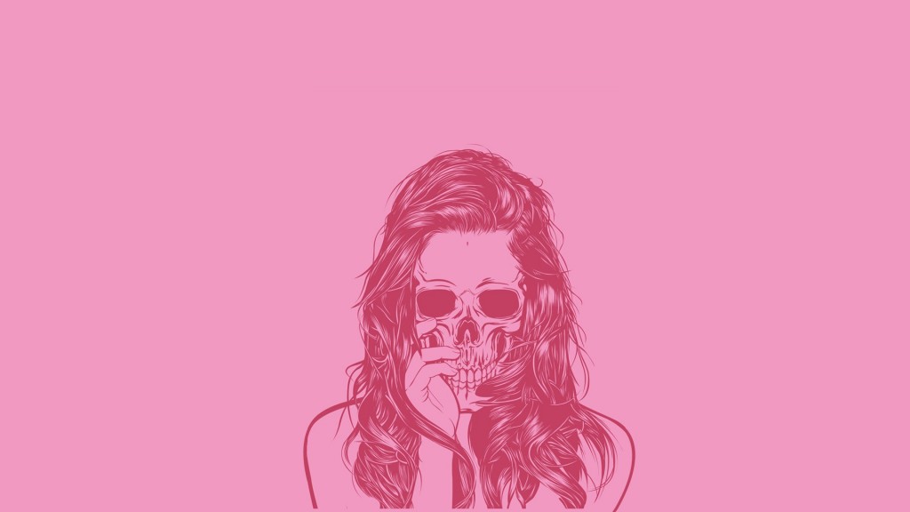 hot pink skull wallpaper        <h3 class=