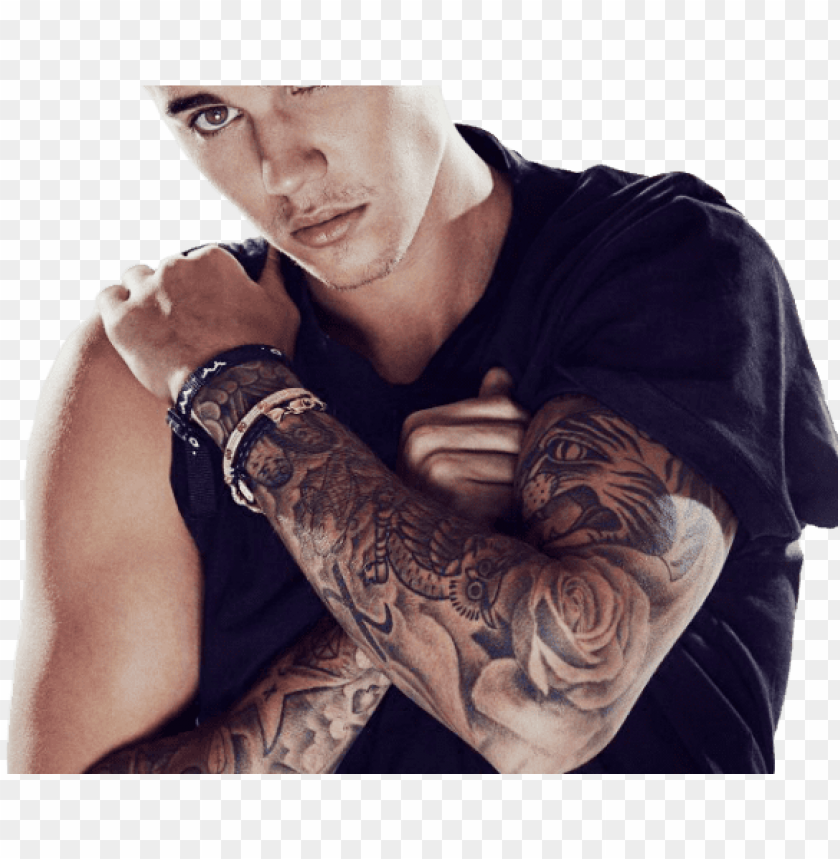 Justin Bieber Png Transparent Image Tattoo