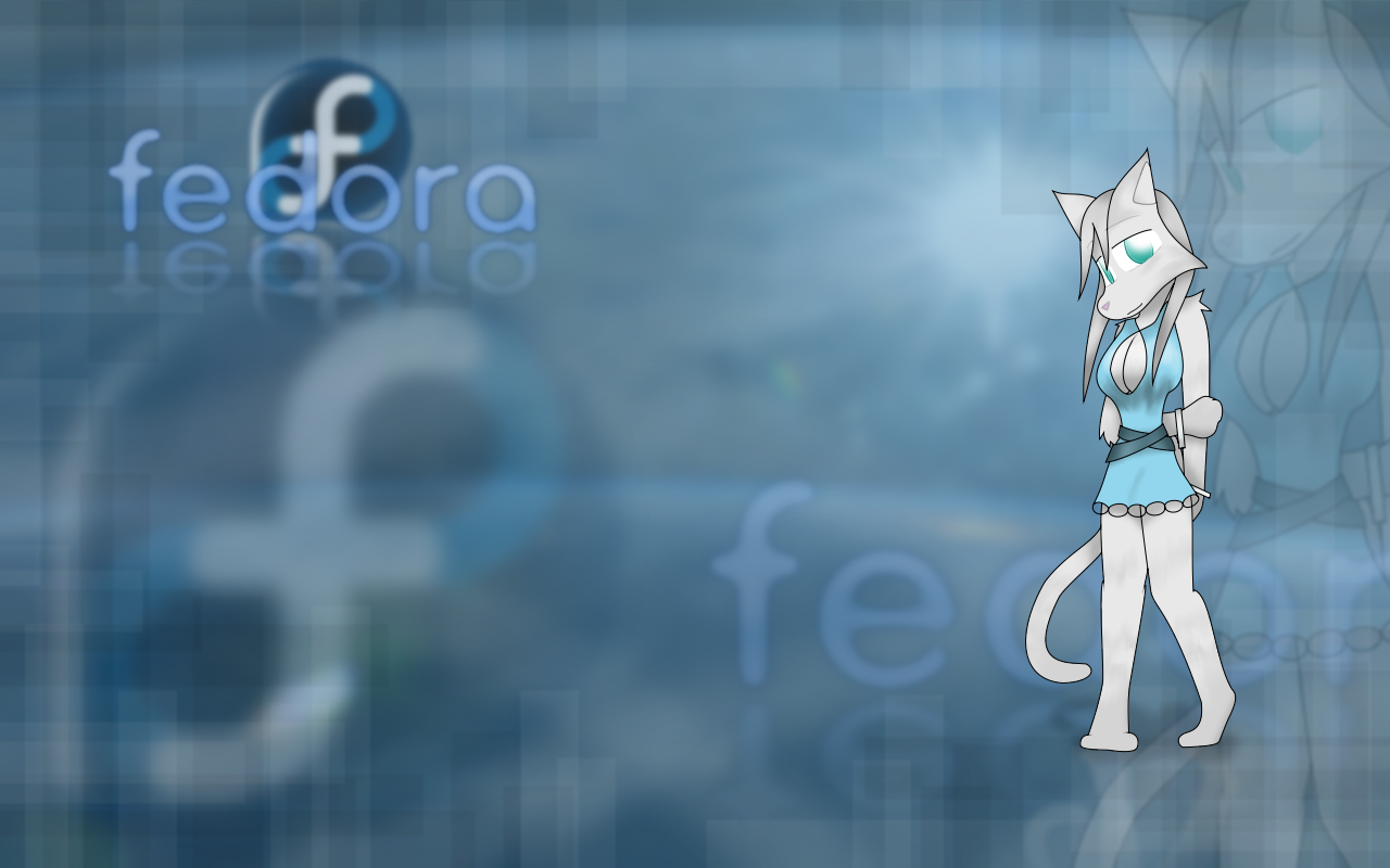 Fedora Linux Wallpaper By Ihara