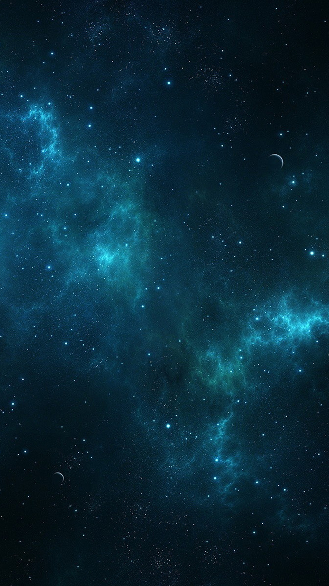 Deep Blue Space Wallpaper For Galaxy S5