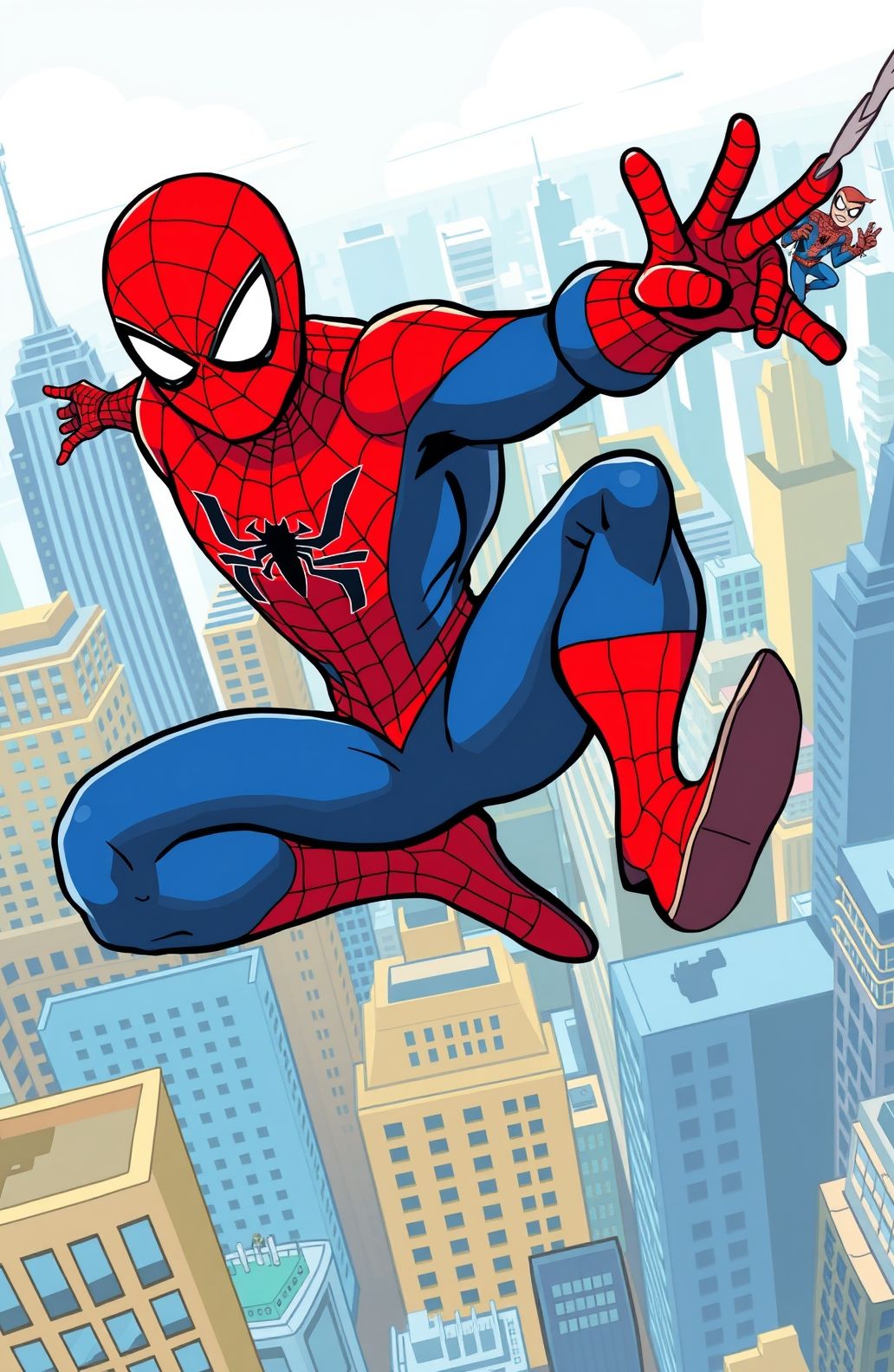 Spiderman Cartoon Wallpaper