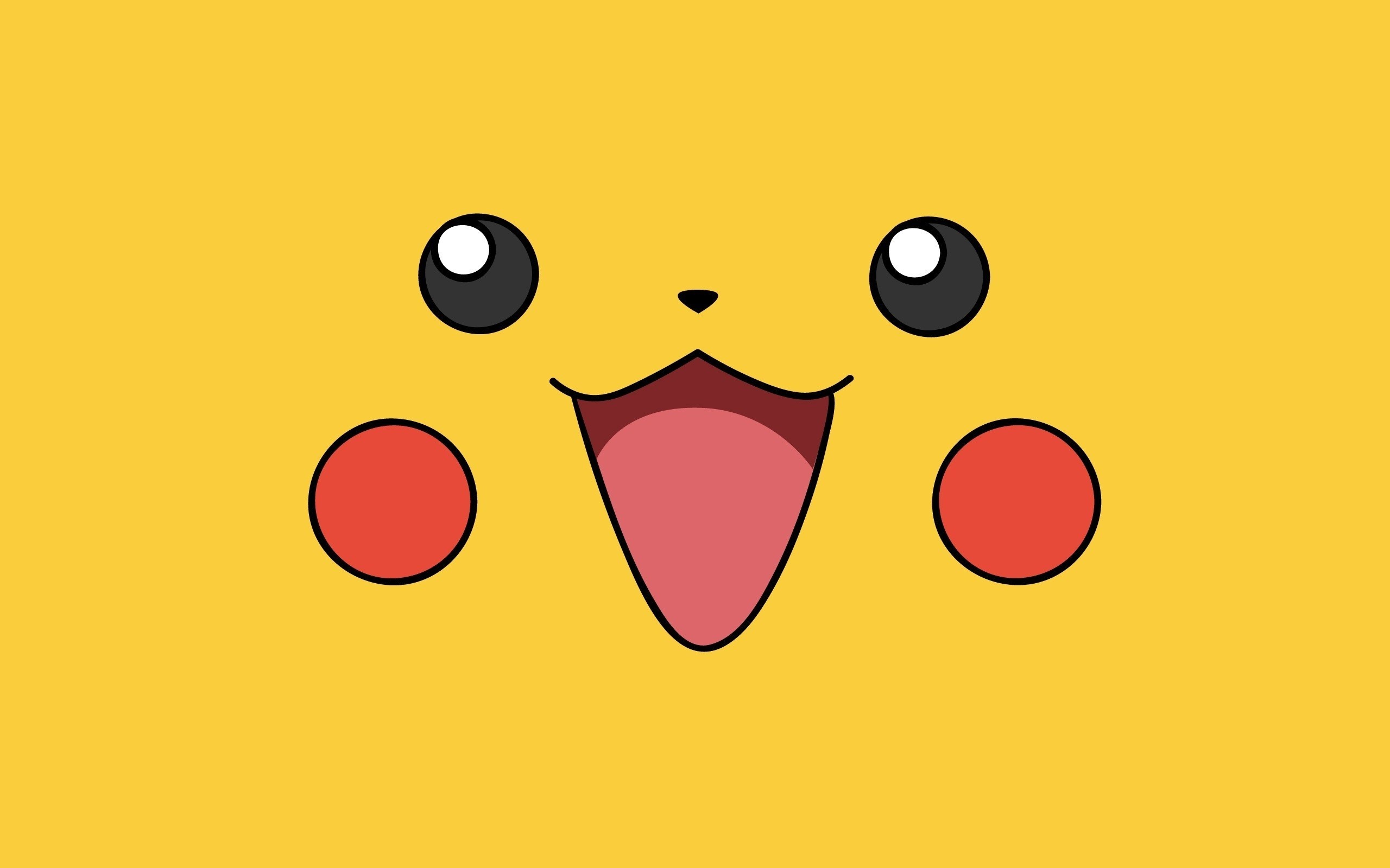 Pikachu Pokemon Cute Face Creative Cartoon HD Wallpaper