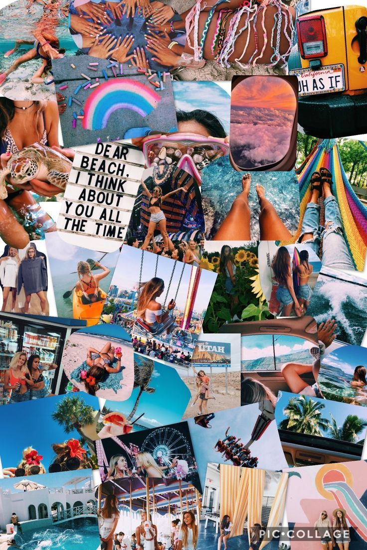 Summer Collage Wallpaper