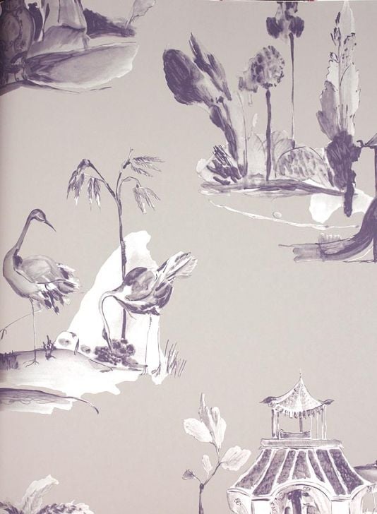 palais chinois wallpaper painterly chinese toile wallpaper in silvery 534x728