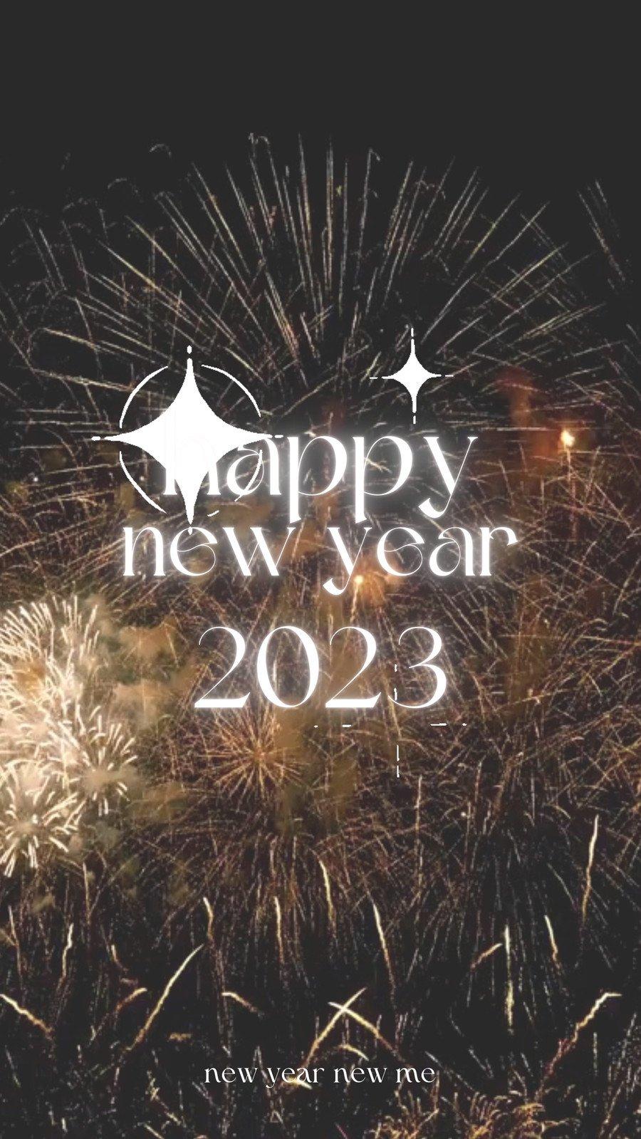 Page Free and customizable new year templates