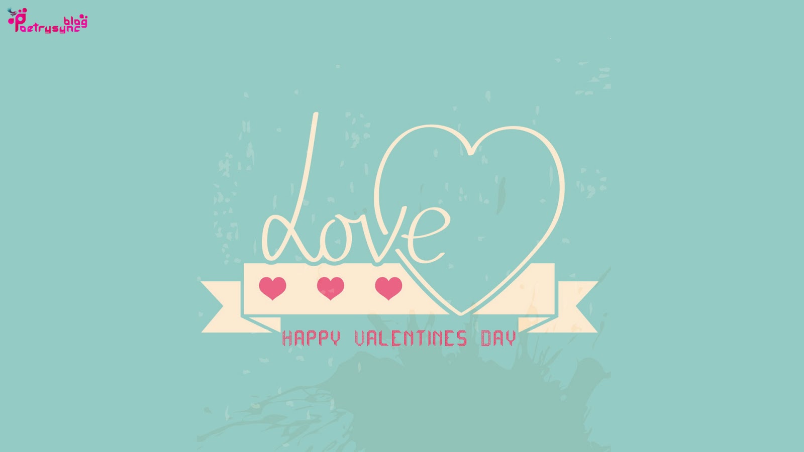 Happy Valentines Day Pink Hearts Love Desktop Background Wallpaper