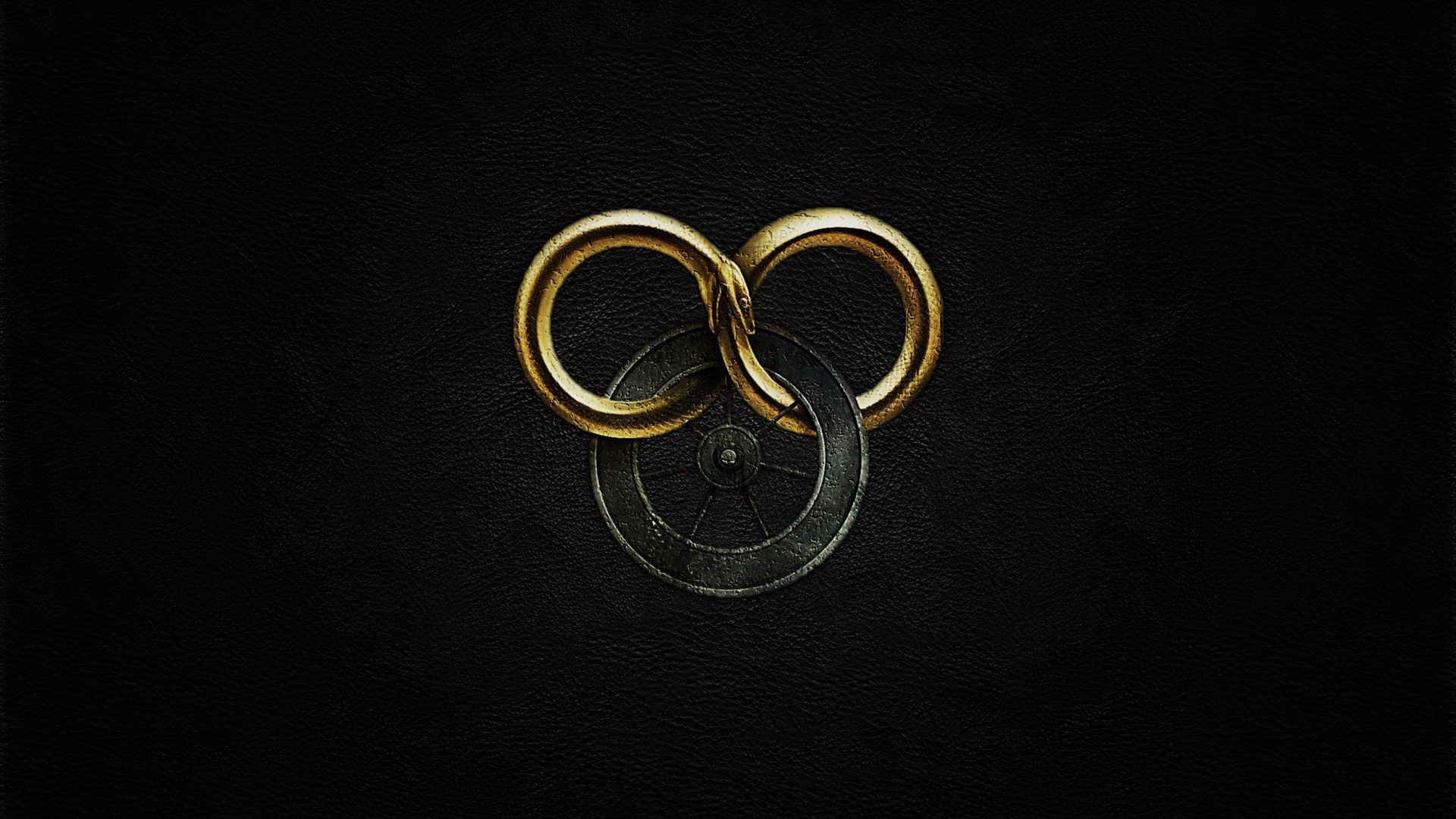 The Wheel Of Time Black Wallpaper Background