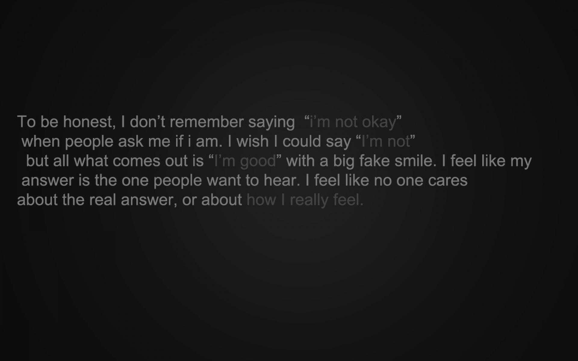 Dark Depressing Wallpaper