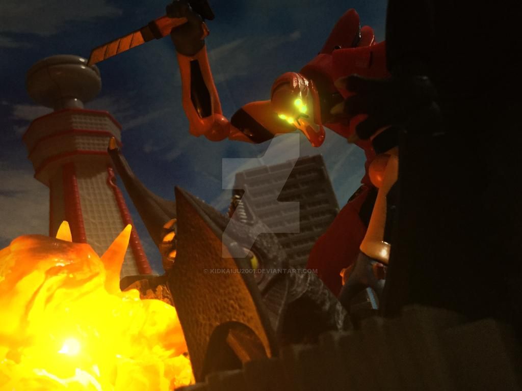 Unit Vs Gyaos By Kidkaiju2001