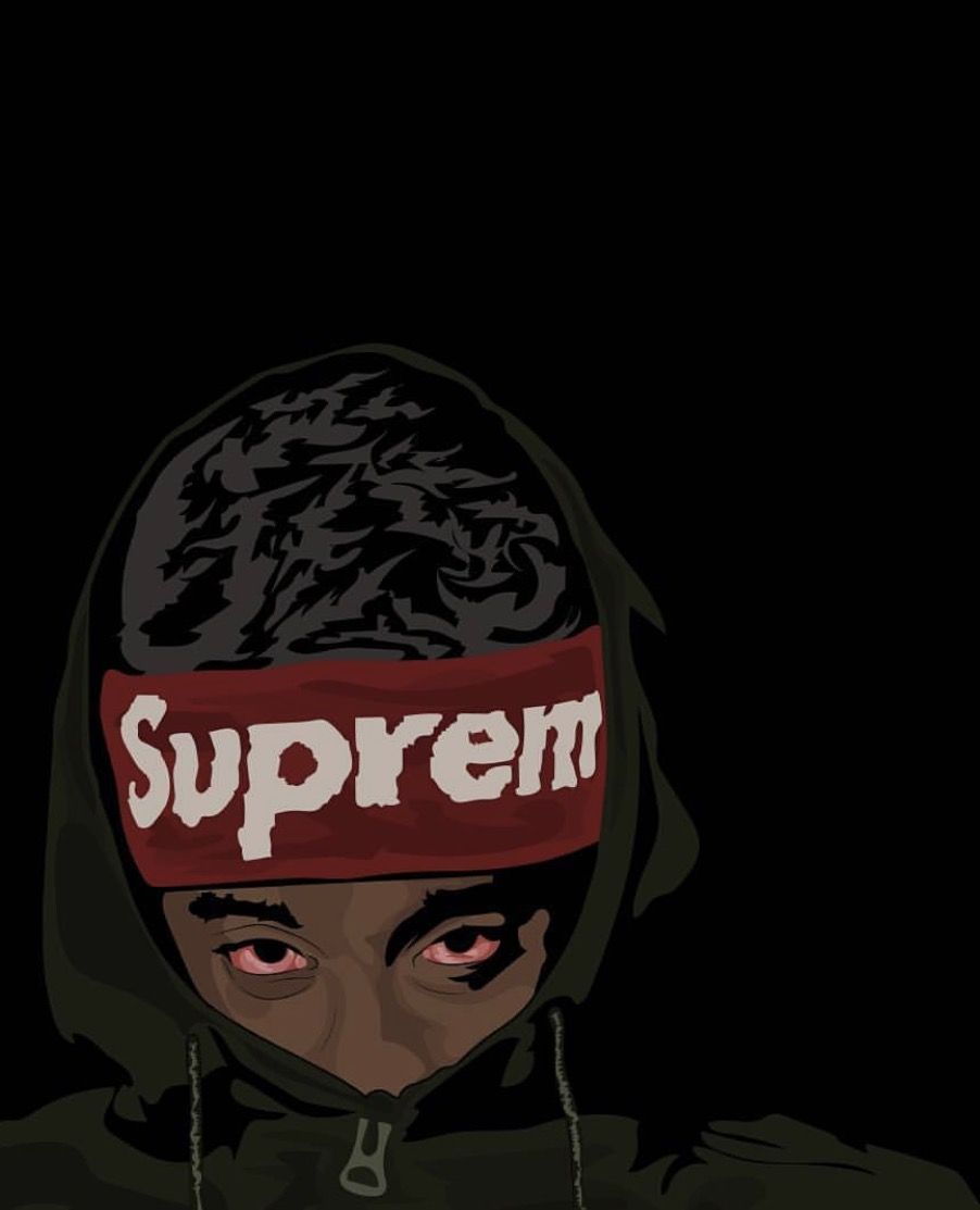 Supreme Dope Cartoon iPhone Wallpapers on