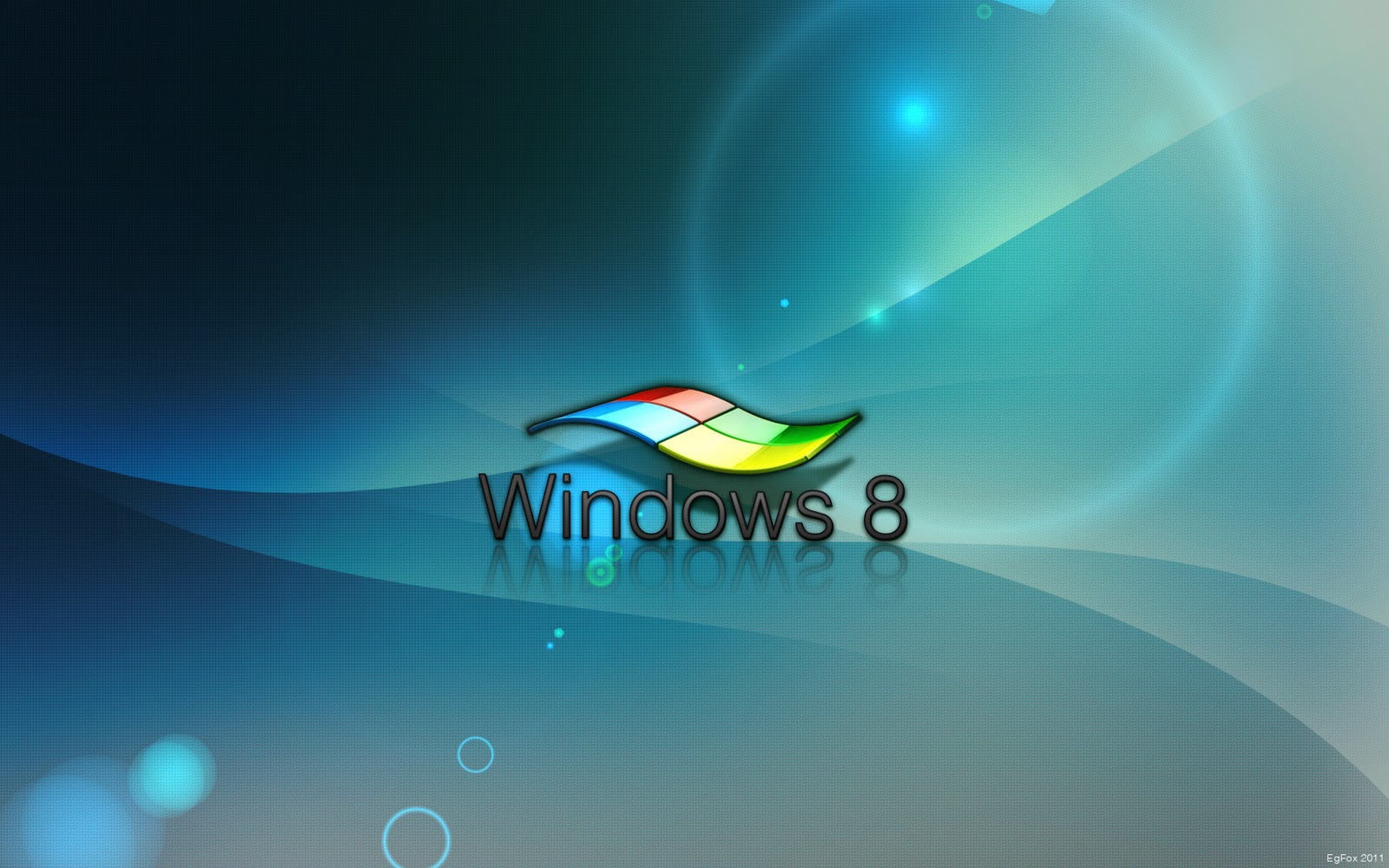 Windows HD Wallpaper With Win8 Logo