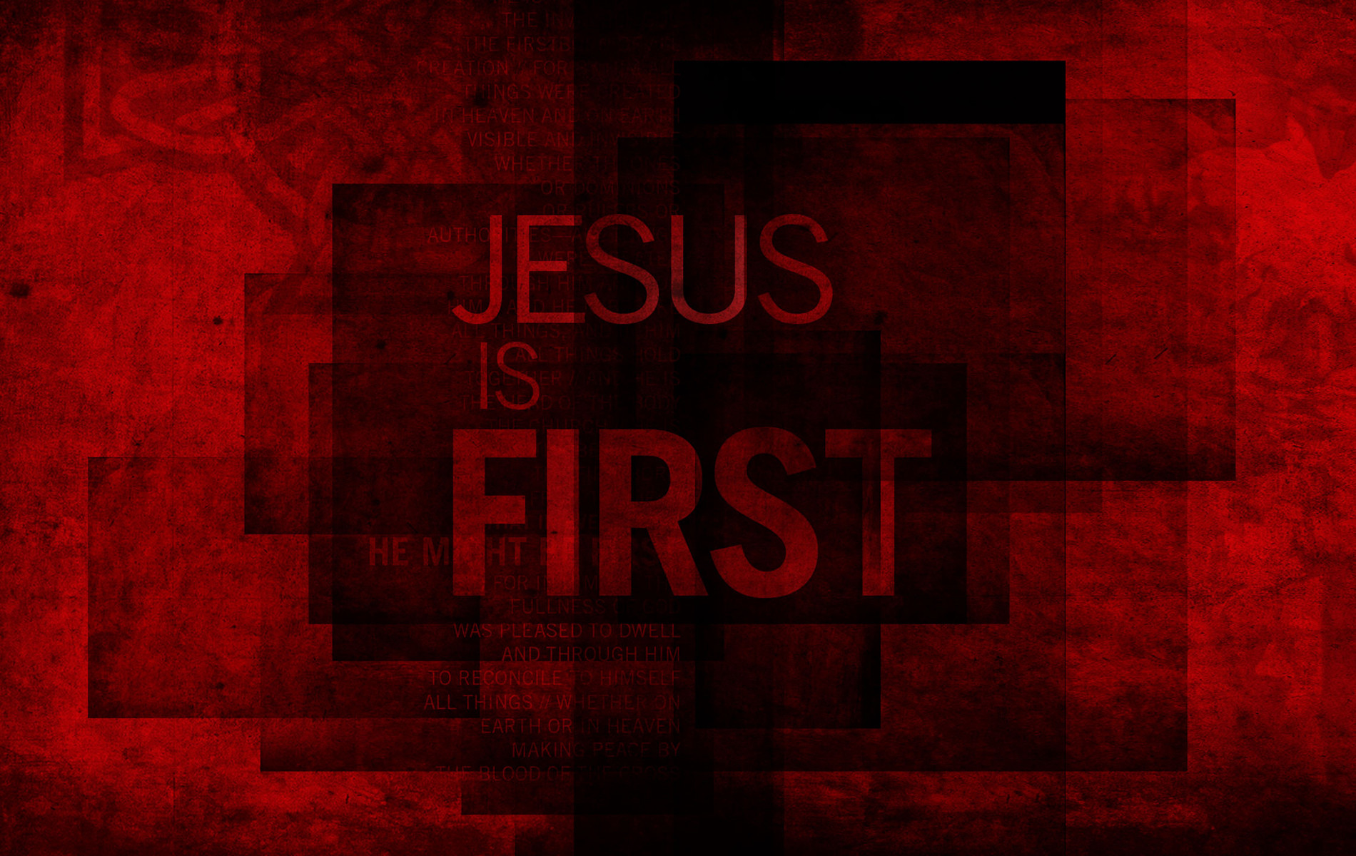 Jesus Is First Wallpaper Wawasee Bible