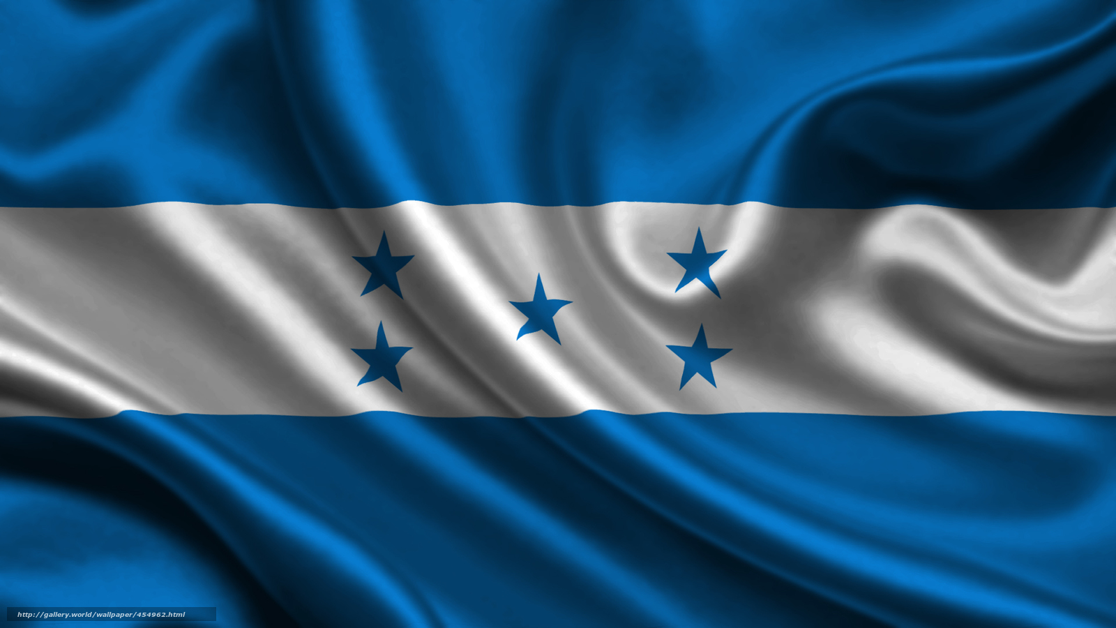 Descargar Gratis Honduras Satinado Bandera Fondos De