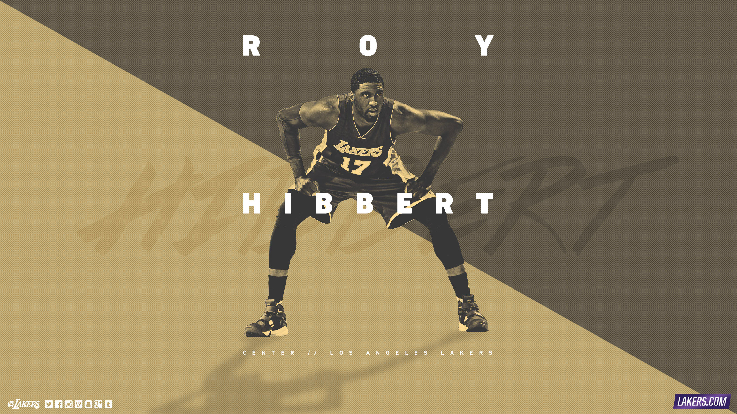 Roy Hibbert La Lakers Wallpaper Basketball At