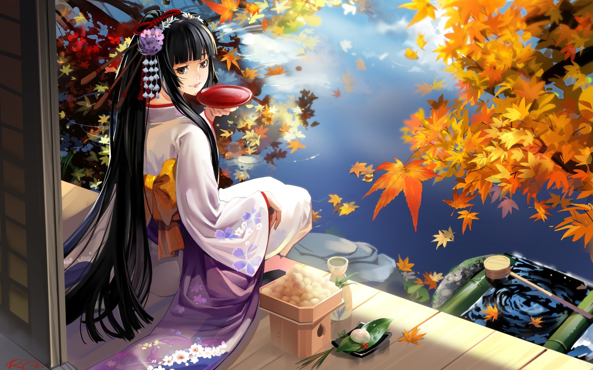Geisha Anime HD Wallpaper