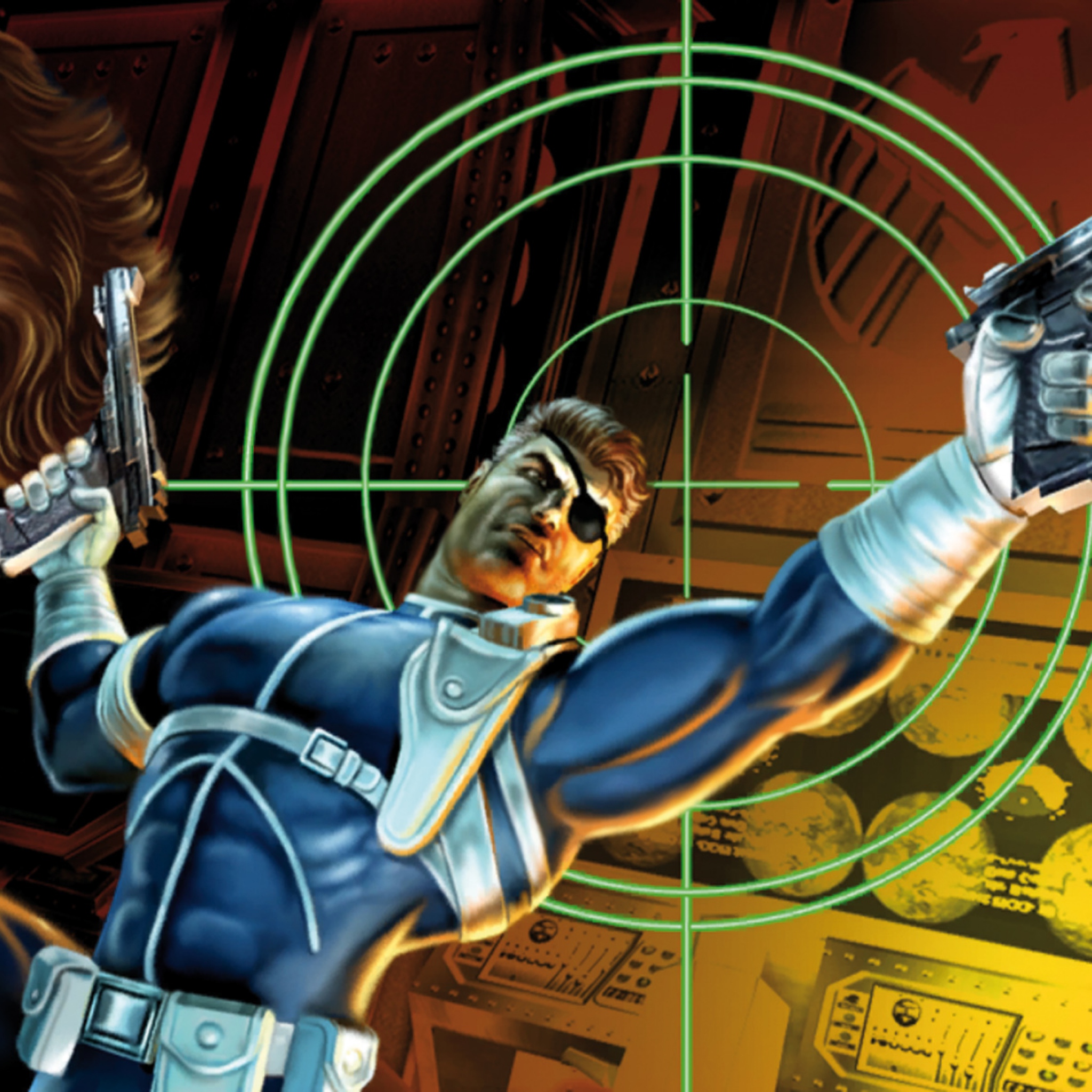 Wallpaper Nick Fury Marvel Ics Sgt New
