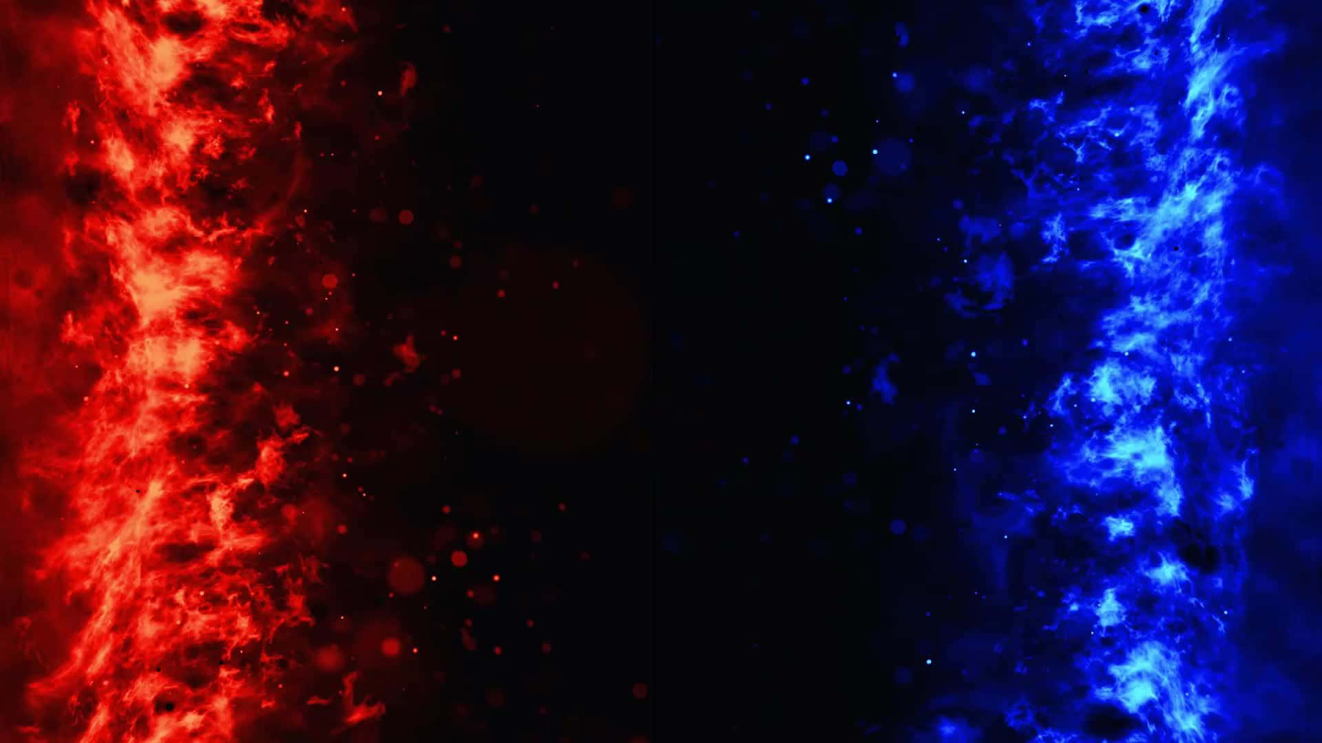 Blue And Red Flames Wallpaper