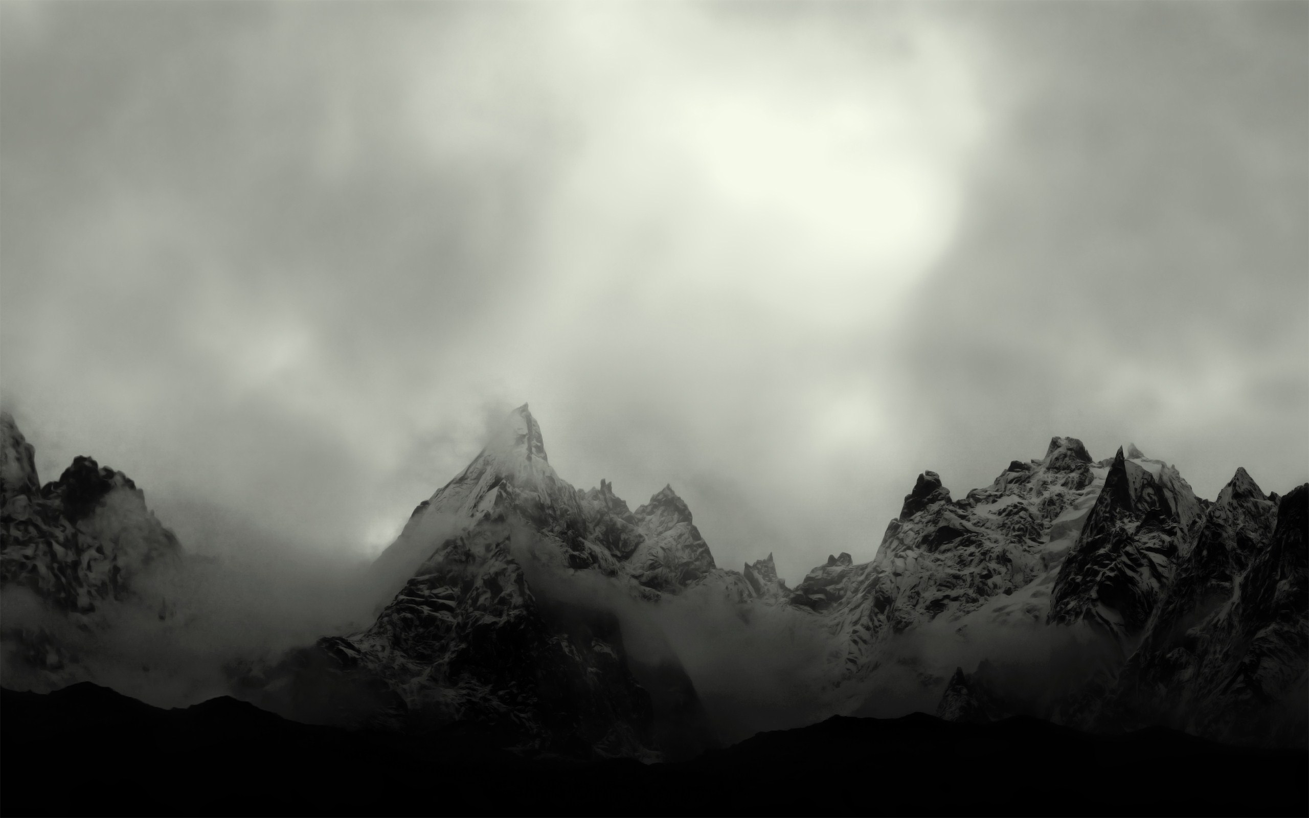 Misty Mountains Wallpaper