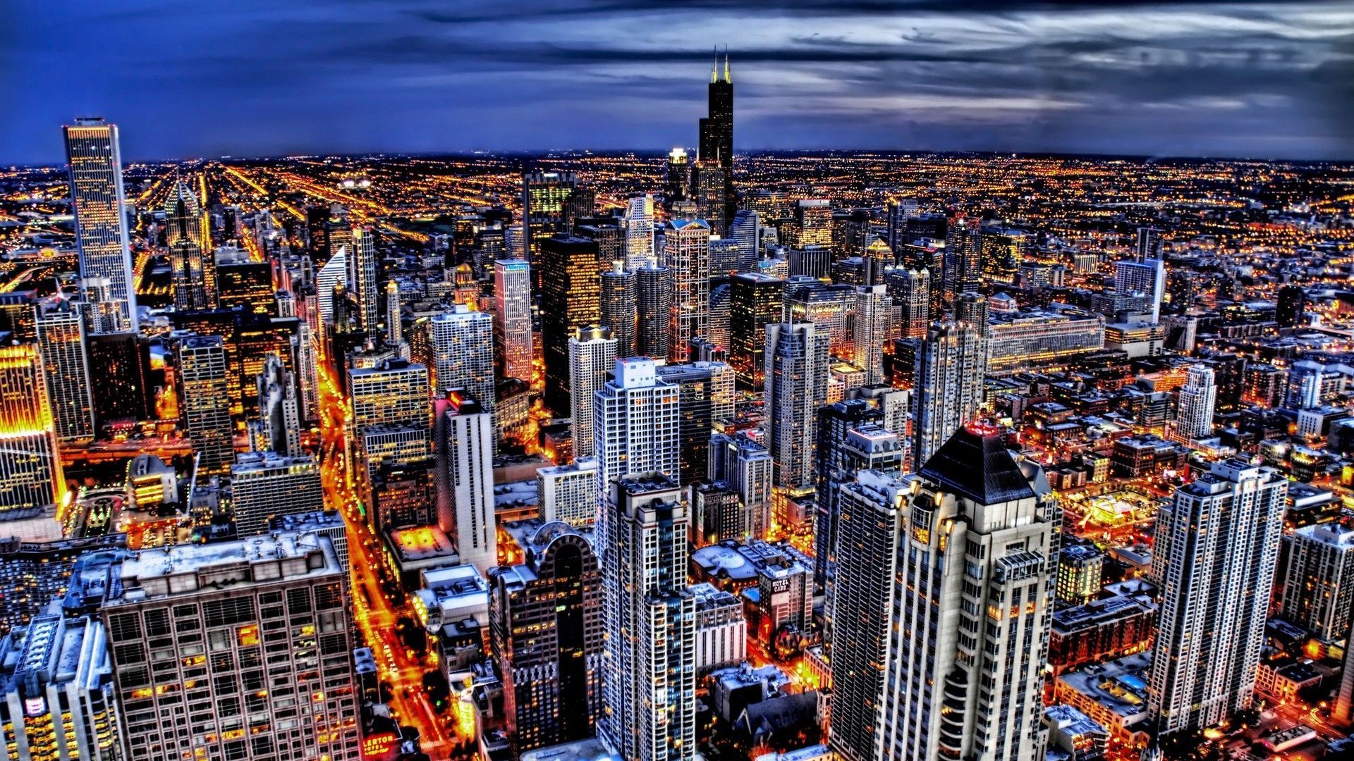 Chicago Skyline Desktop New Wallpaper Of High Resolution Wide