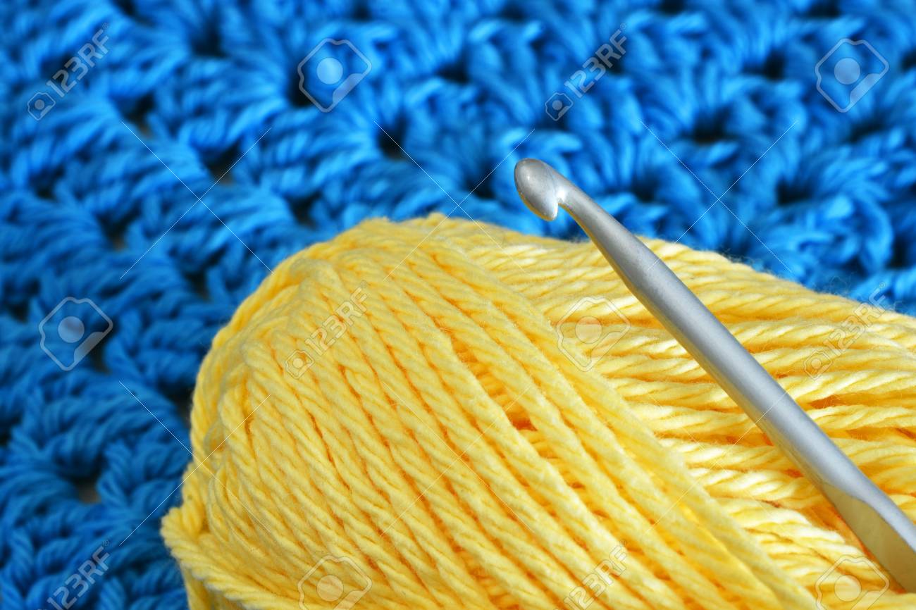 Crochet Yarn Background Stock Photo Picture And Royalty
