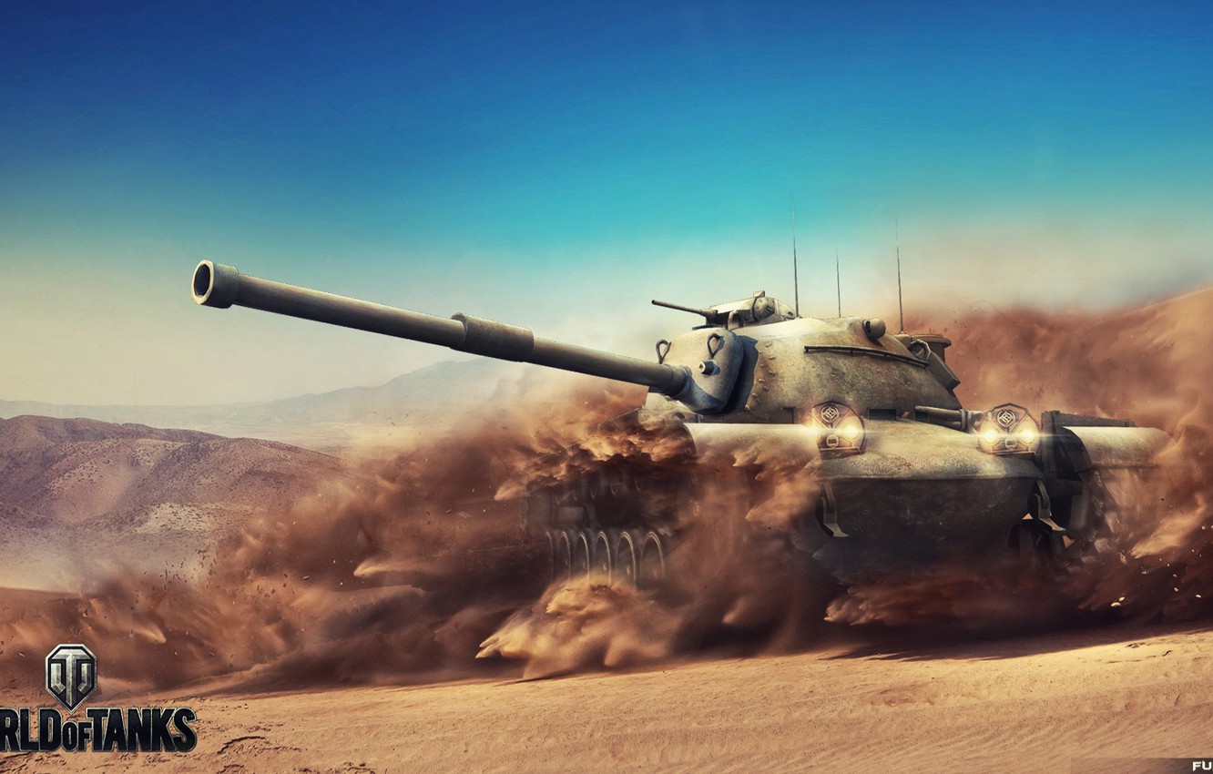 Wallpaper Game Art World of Tanks Wargaming FuriousGFX M48A1