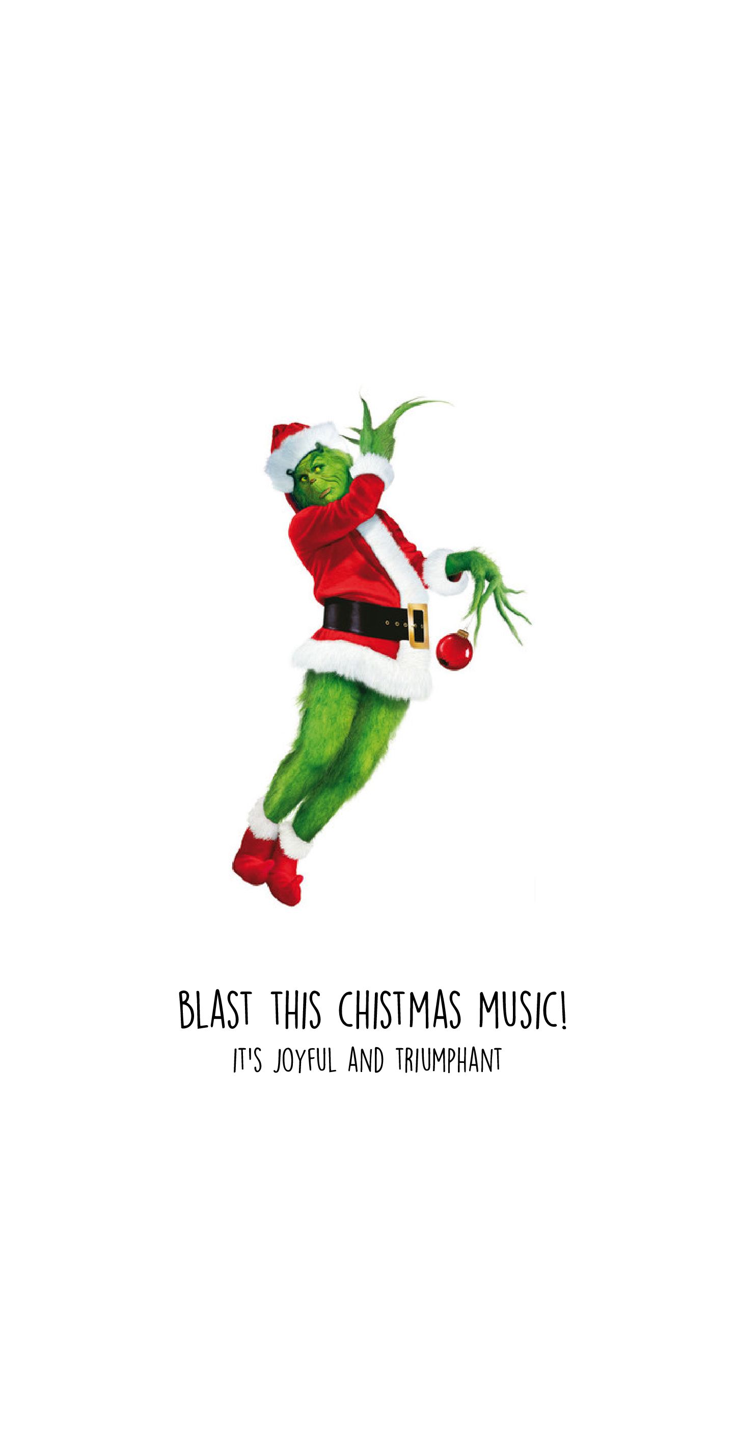 Grinch Holiday iPhone Wallpaper