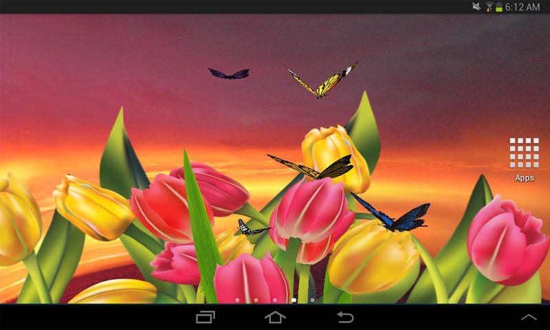3d Butterfly Garden Wallpaper Android Apps On Google Play