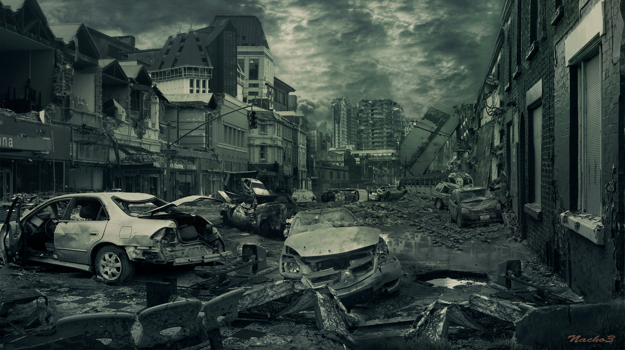 Destroyed City By Nacho3