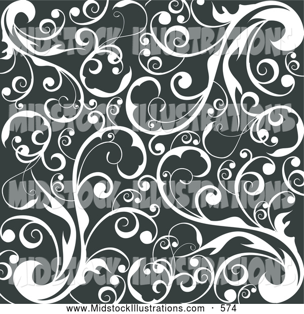 Black And White Scroll Wallpaper High Definition