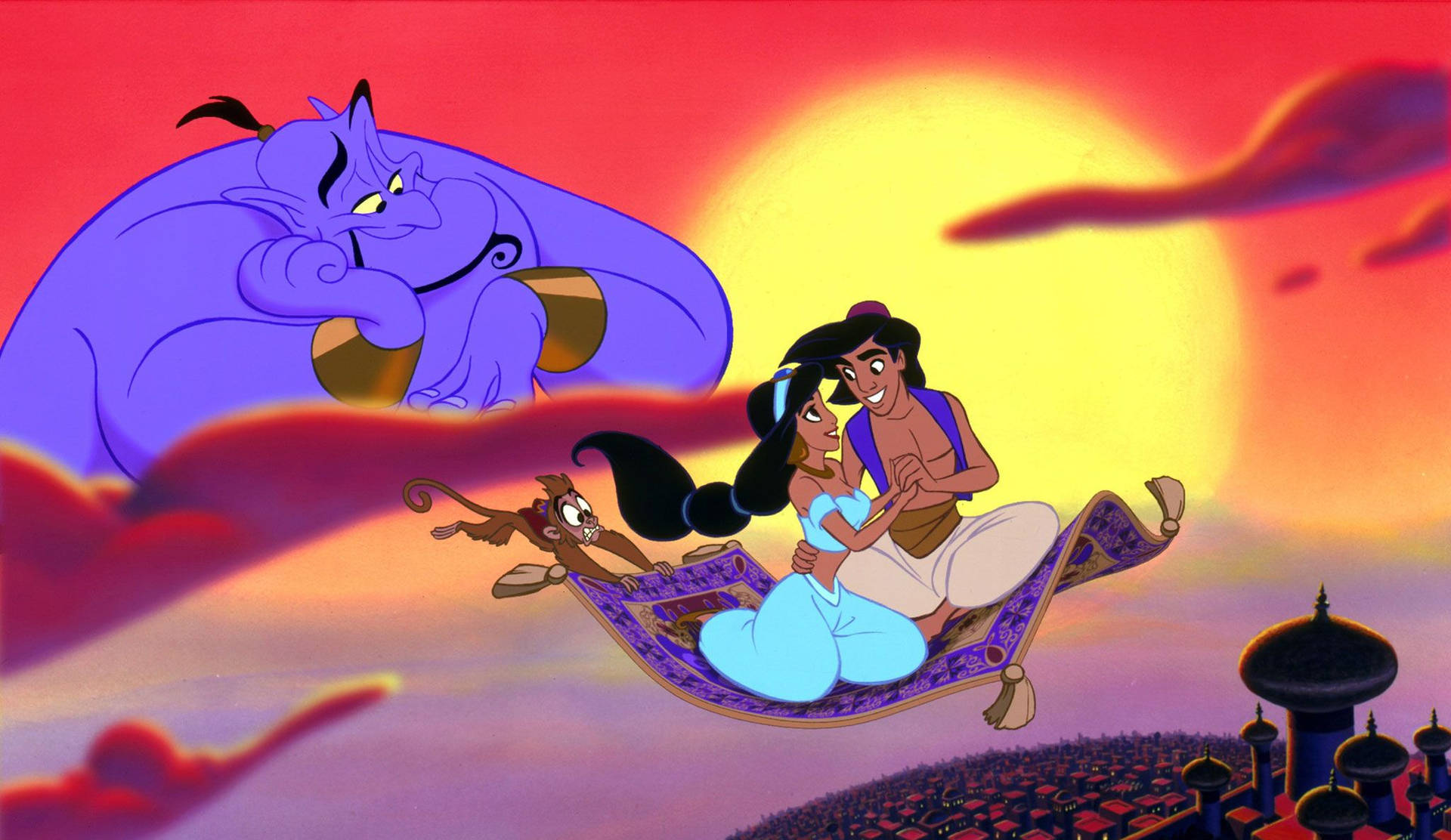 Aladdin Lovely Sunset Abhandlz1xabweb6 Wallpaper