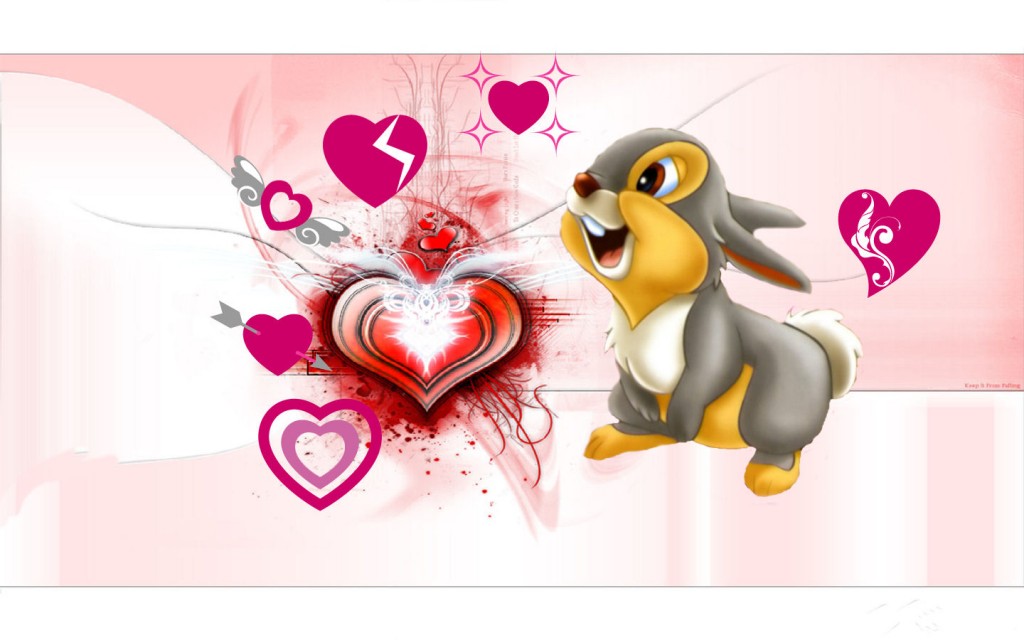 Cute Rabbit Valentines Day Wallpaper photos Romantic Disney Walentine