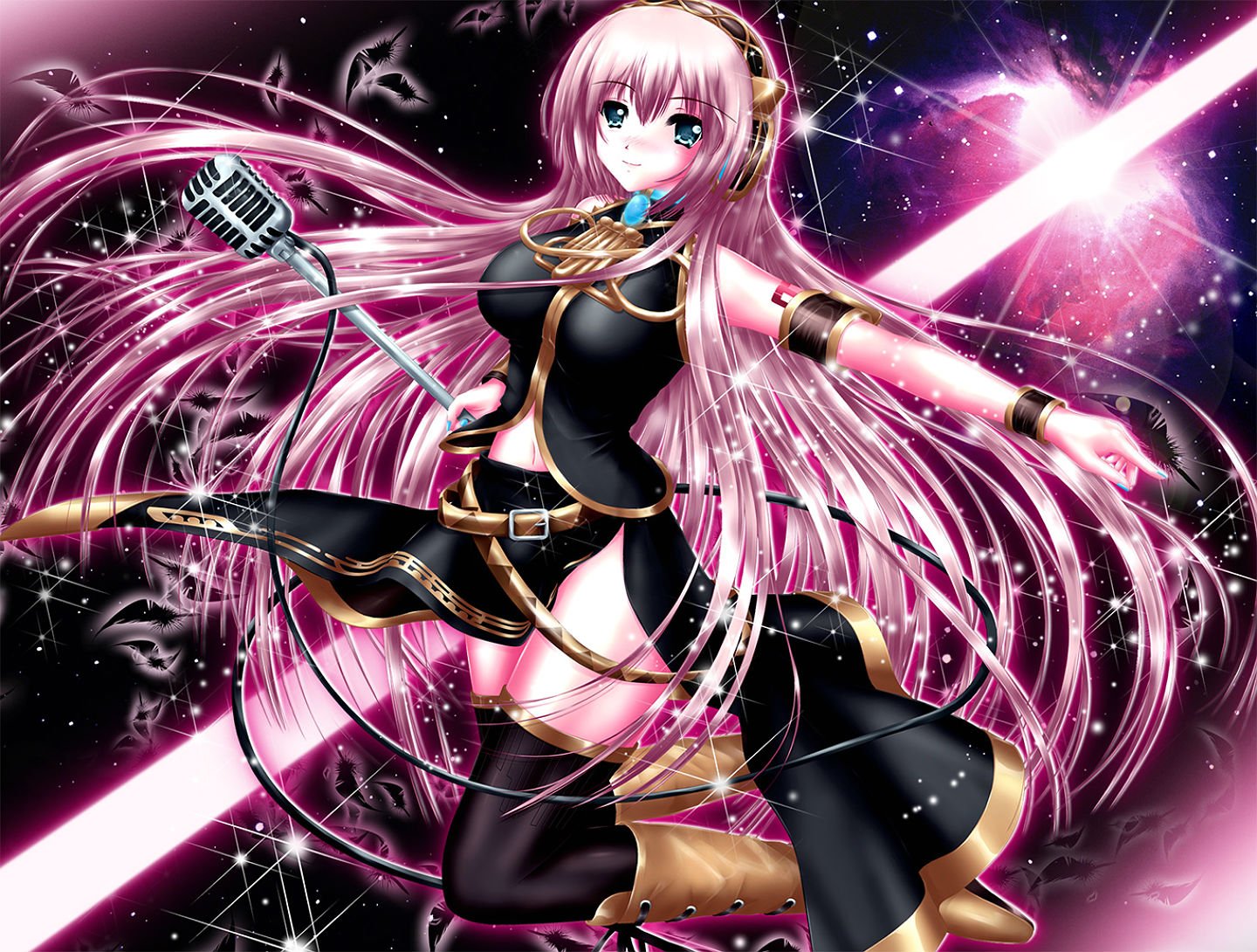Megurine Luka Nohoho Vocaloid T Wallpaper