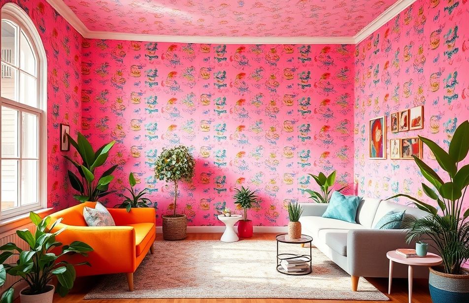 Bright Pink Wallpaper