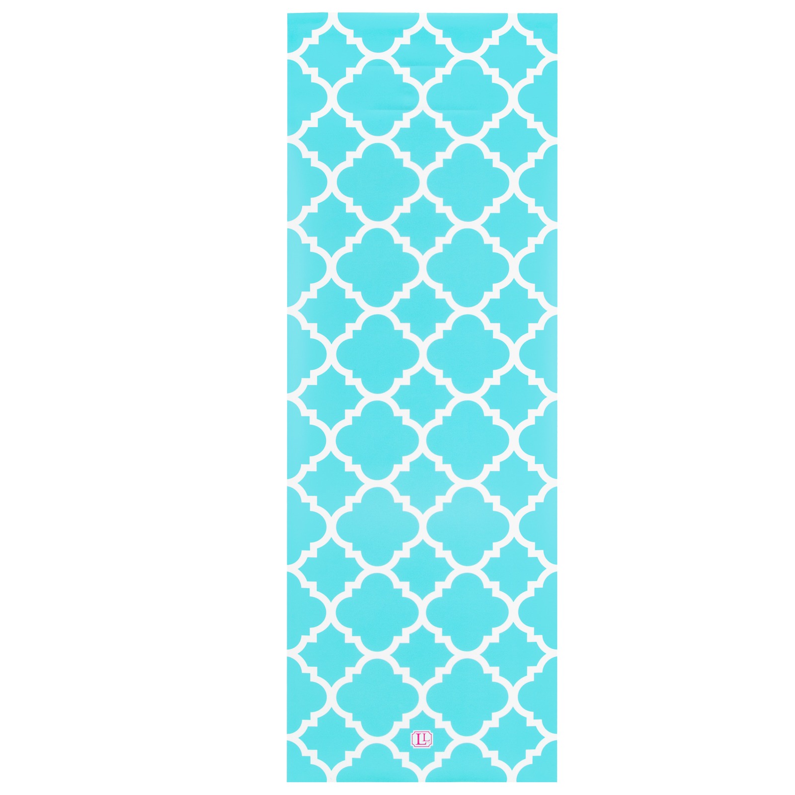 Home Occasions Lockerlookz Aqua Glitter Quatrefoil Locker Wallpaper